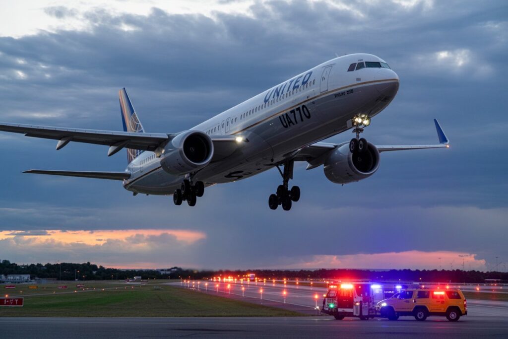united airlines flight ua770 emergency diversion 
