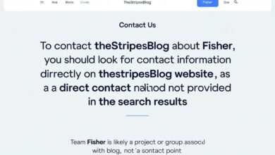 thestripesblog contact fisher