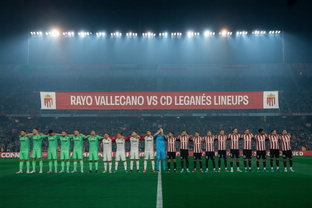 rayo vallecano vs cd leganés lineups