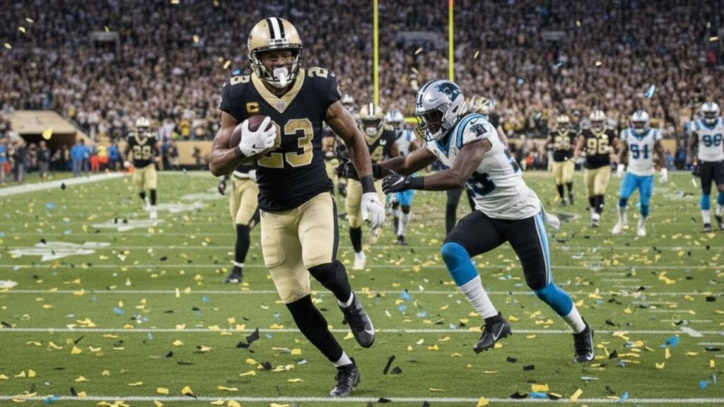 New Orleans Saints vs Carolina Panthers Match Player Stats